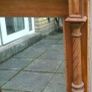 Antique Mirror  Antique Victorian Architectural Walnut Wall Mirror Carved Columns & Finials (92cm x 64cm)  Restoration Project Image 2