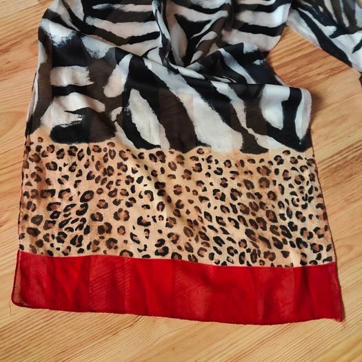 Long Animal print scarf