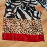 Long Animal print scarf Image 3