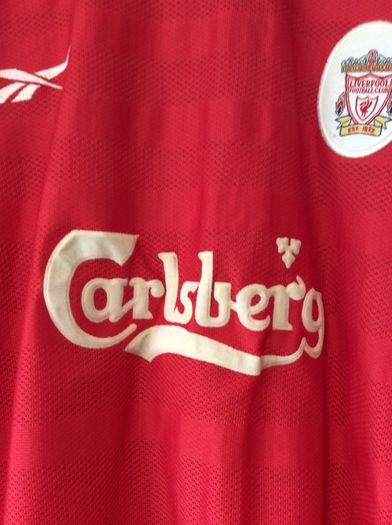 Liverpool Jersey. Official Reebok Mens Home Jersey Season 1998-2000.Original From The Time. Not A Modern Remake.