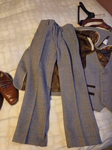 Boys Communion Suit and Shoes