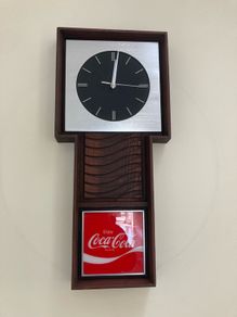 Coca Cola Clock upgraded to quartz movement
