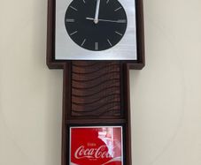 Coca Cola Clock upgraded to quartz movement