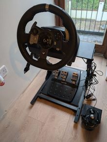 Logitech G920. Wheel, shifter, & stand