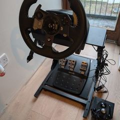 Logitech G920. Wheel, shifter, & stand
