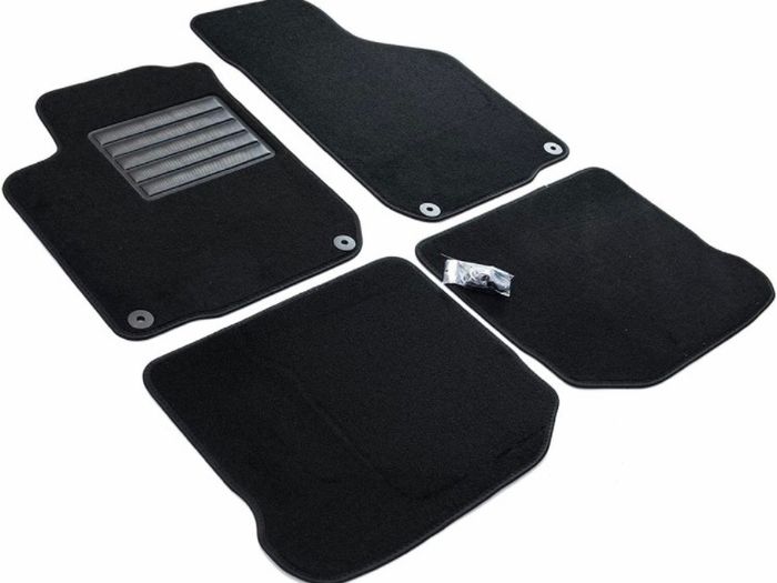 Floor Mats Velour Car Mat Suitable for Volkswagen Golf IV (1J) 1998>2003 - New Beetle 1998>2011 - Bora 1998>2011 / Seat Leon I 99>05