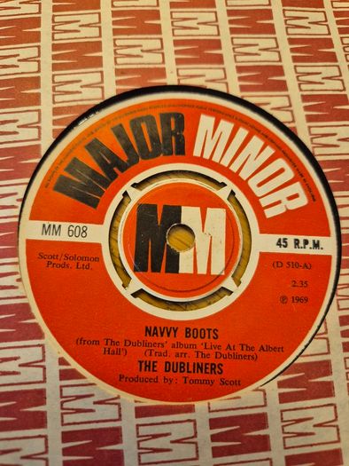 The Dubliners 9 7" singles
