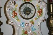 Vintage Mercedes Porcelain Clock Made In Germany