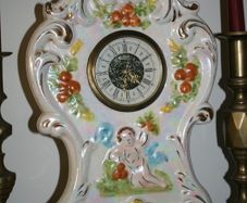 Vintage Mercedes Porcelain Clock Made In Germany