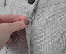 Mint Velvet Faint Check Tapered Trousers - UK 12R - BNWT RRP 119