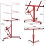 Folding Plate Lifter XXL for Plasterboard 140-350 cm Working Height Adjustable Max 290 cm Load Arm Width and 68 kg Load Capacity Image 2