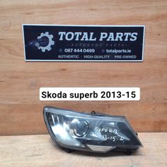 Skoda superb 2013-15 driver headlight