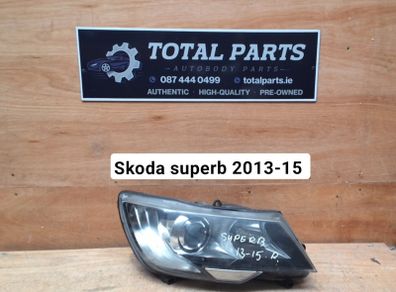Skoda superb 2013-15 driver headlight