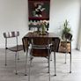 Mid Century Extendable Dining Table and Chairs Image 4