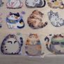 50pcs Cat Transparent Stickers Decals Image 5