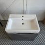 wall hung bathroom cabinet and sink Image 3