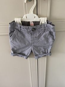 Striped Shorts 9-12 months