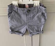 Striped Shorts 9-12 months