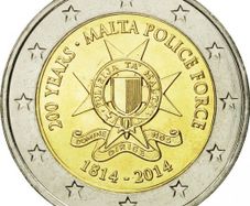 Malta 2 Euro Commemorative Coin 2014 - Malta Police Force. Uncirculated.