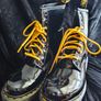 black patent leather Dr. Martens 1460 8-eye Image 3