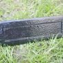 Black Antique  Letter Plate, Malleable Gothic Letter Plate Image 2