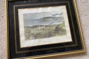Antique print Howth Castle