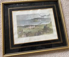 Antique print Howth Castle