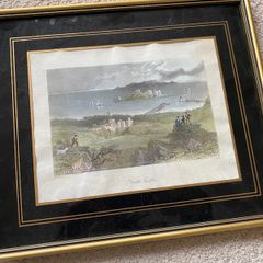 Antique print Howth Castle
