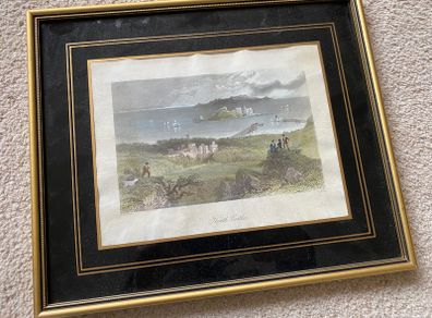 Antique print Howth Castle