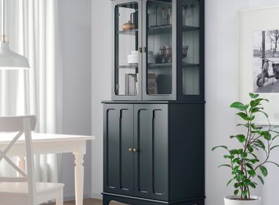 IKEA Lommarp cabinet with glass doors