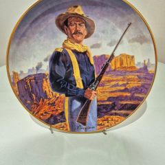 John Wayne "Hero of the West" Limited Edition Collector's Plate  Mint Condition