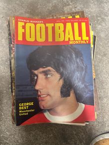 Job lot of 40 Football Monthly magazine