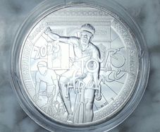 France 10 Euro Silver (.333) Uncirculated Coin 2025 - Tour de France (2025) - Tour de France
