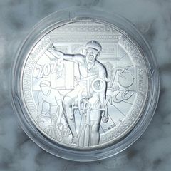 France 10 Euro Silver (.333) Uncirculated Coin 2025 - Tour de France (2025) - Tour de France