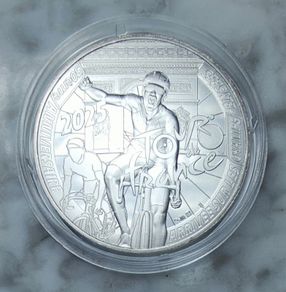 France 10 Euro Silver (.333) Uncirculated Coin 2025 - Tour de France (2025) - Tour de France