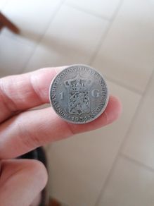 1931 Netherlands Silver One Gulden Coin
