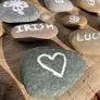 Decorative 12 Collectible Rock Art Set. Engraved and Hand Painted Irish Symbols Image 7