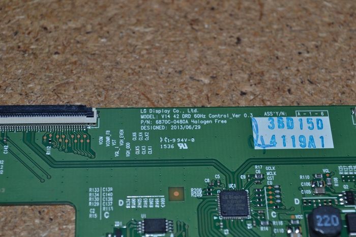 LG TV 6870C-0480A T-con board