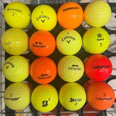Coloured golf balls assorted x16
