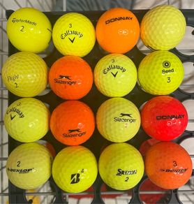 Coloured golf balls assorted x16