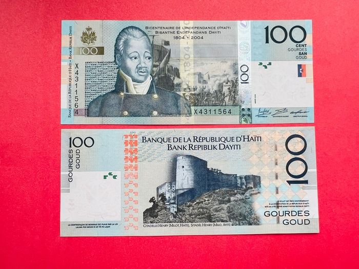 Haiti  100. Gourdes. 2016  Pick  275f. Commemorative Issue. ( Uncirculated )