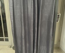 shower curtain and rail
