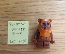 lego sw0237 wicket ewok, set star wars 8038