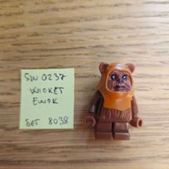 lego sw0237 wicket ewok, set star wars 8038