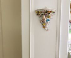 Pair Antique Porcelain Wall shelves