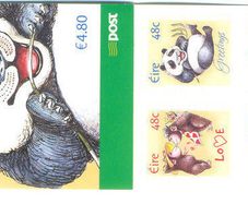 2004 Ireland Greetings Stamp Self-adhesive Booklet Mint Never Hinged (MNH). Hibernian HB119