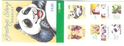 2004 Ireland Greetings Stamp Self-adhesive Booklet Mint Never Hinged (MNH). Hibernian HB119