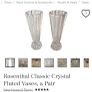 Vintage (Early 20th Century) Heavy Rosenthal Crystal Vase or Candleholder Image 3