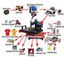 15 In 1 Combo Multifunctional Sublimation Heat Press Machine T shirt Heat Transfer Printer For Mug/Cap/pen/football Image 5