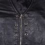 Princess Polly Black Moto Biker Goth Grunge Eyelet Zip Faux Leather Vest Waistcoat XS/S Image 4